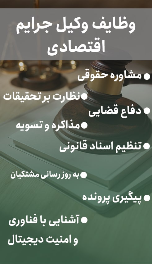 وکیل جرایم اقتصادی